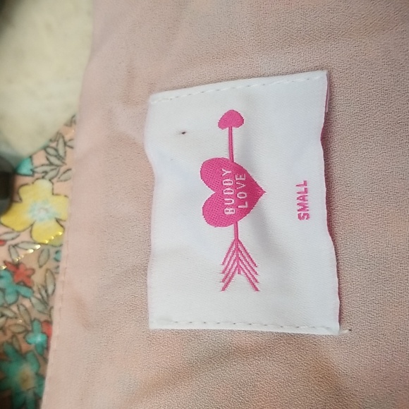 Buddy Love Pink Floral Maxi Dress with Bell Sleeves - Picture 5 of 7